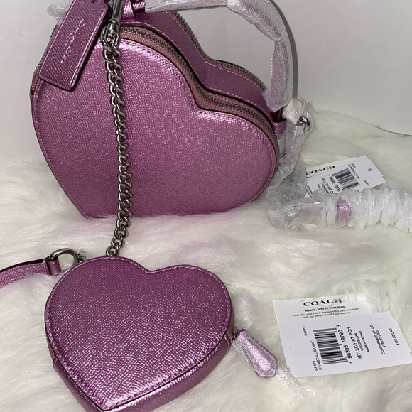 Coach 💞 heart set New - Picture 2 of 13